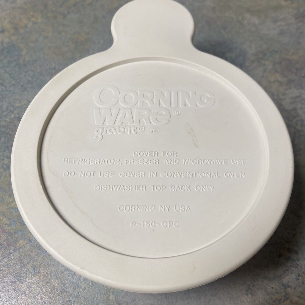 Vintage Corning Ware Grab-It Ceramic Bowl with Lid P-150-CPC